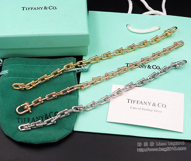Tiffany飾品 蒂芙尼女士專櫃爆款HardWear環扣手鏈  zgt1789